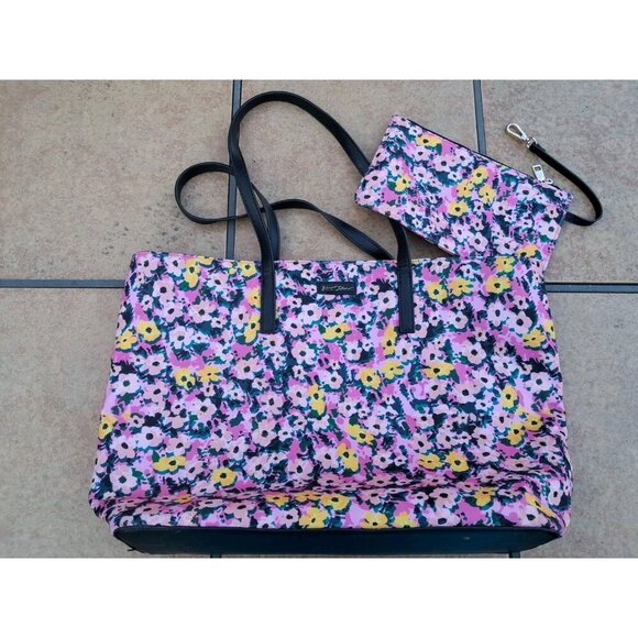 Betsey Johnson Handbags - Betsy Johnson Large Floral Purse Tote Summer Colorful Flower 2 Bags